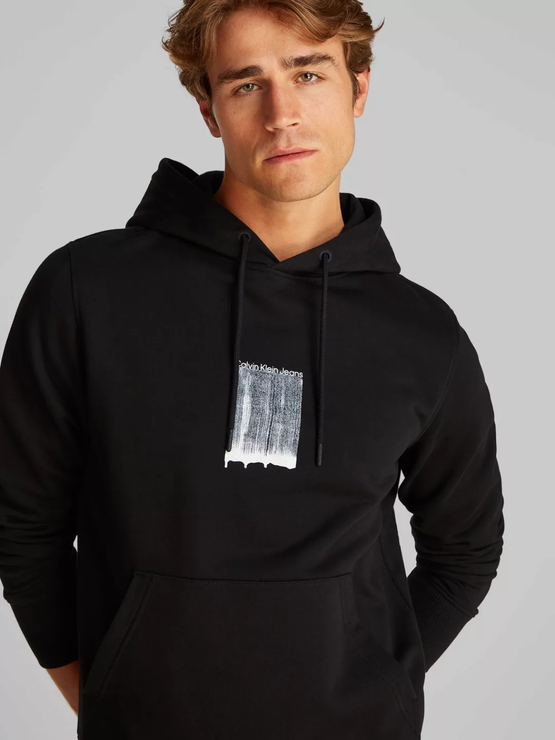 Calvin Klein Jeans Hoodie "BRUSH STROKE GRAPHIC HOODIE", mit Logodruck günstig online kaufen