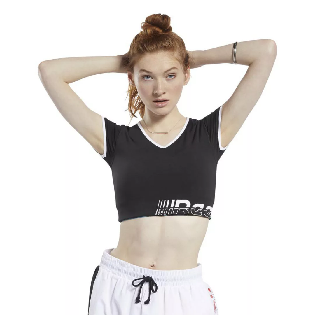 Reebok Workout Ready Meet You There Bralette Kurzärmeliges T-shirt XS Black günstig online kaufen