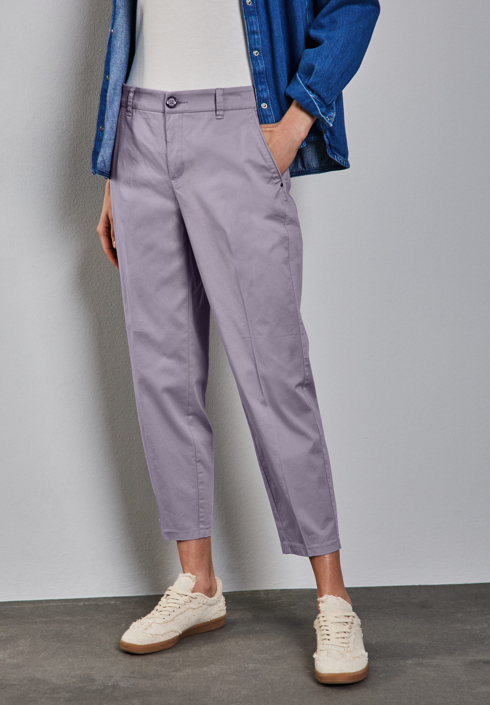 STREET ONE Stoffhose, Middle Waist günstig online kaufen
