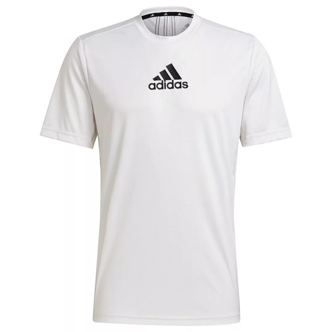 Adidas 3 Stripes Back Kurzarm T-shirt 2XL White / Black günstig online kaufen