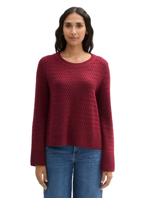 TOM TAILOR Strickpullover mit Seitenschlitzen günstig online kaufen