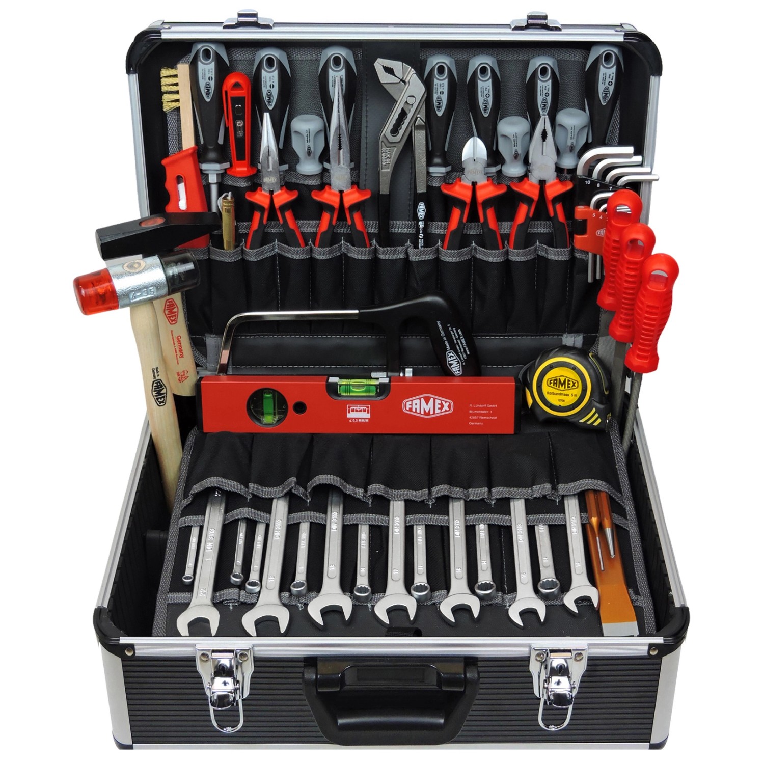 Famex Werkzeugkoffer Professional 440-93 mit Werkzeugset Gefüllt günstig online kaufen