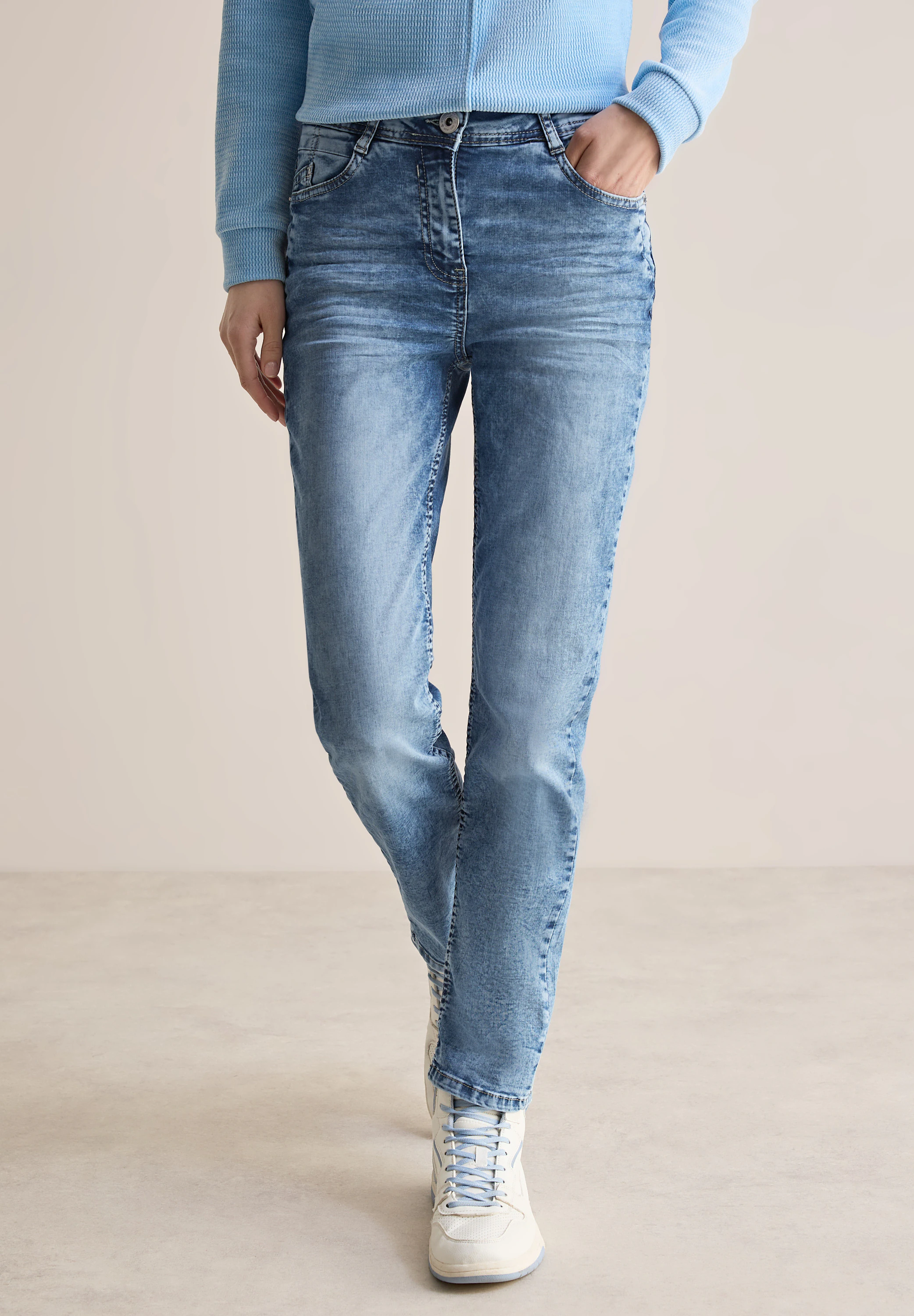 Cecil Straight-Jeans, High Waist günstig online kaufen