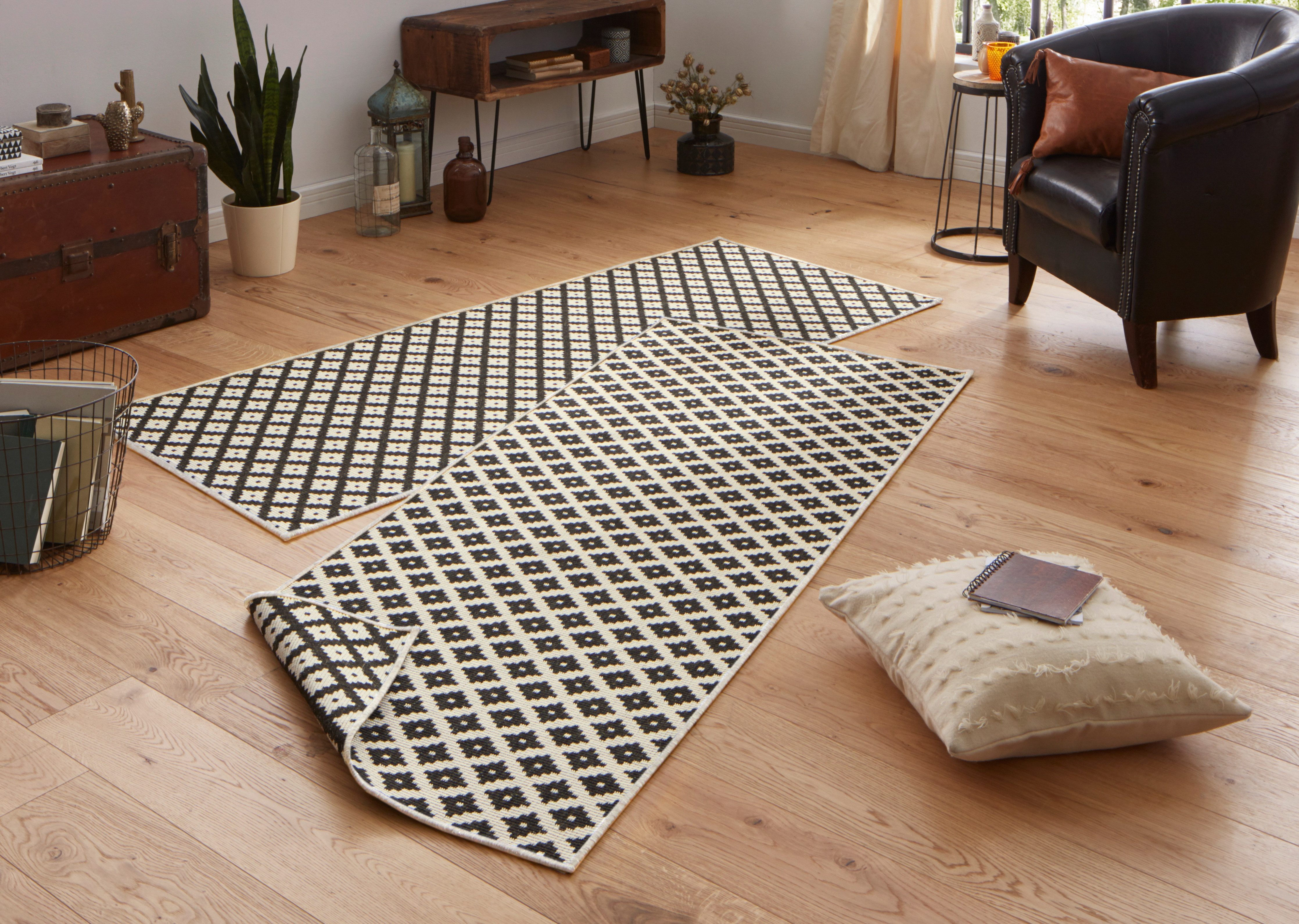 HANSE Home Teppich »Nizza Wendeteppich«, rechteckig, 5 mm Höhe, In-& Outdoo günstig online kaufen