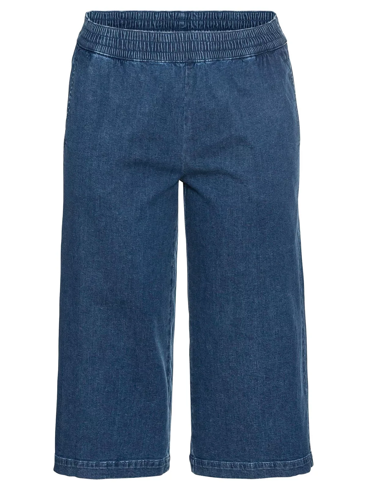 Sheego 3/4-Jeans "Große Größen", mit Schlupfbund, aus elastischem Denim günstig online kaufen