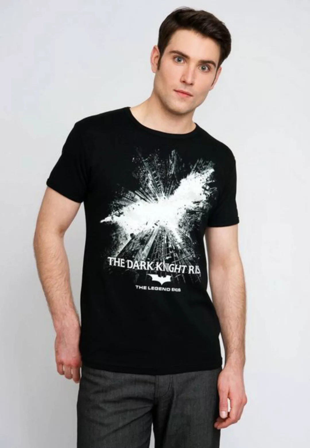 LOGOSHIRT T-Shirt Batman The Dark Knight Rises mit tollem Batman-Logo günstig online kaufen
