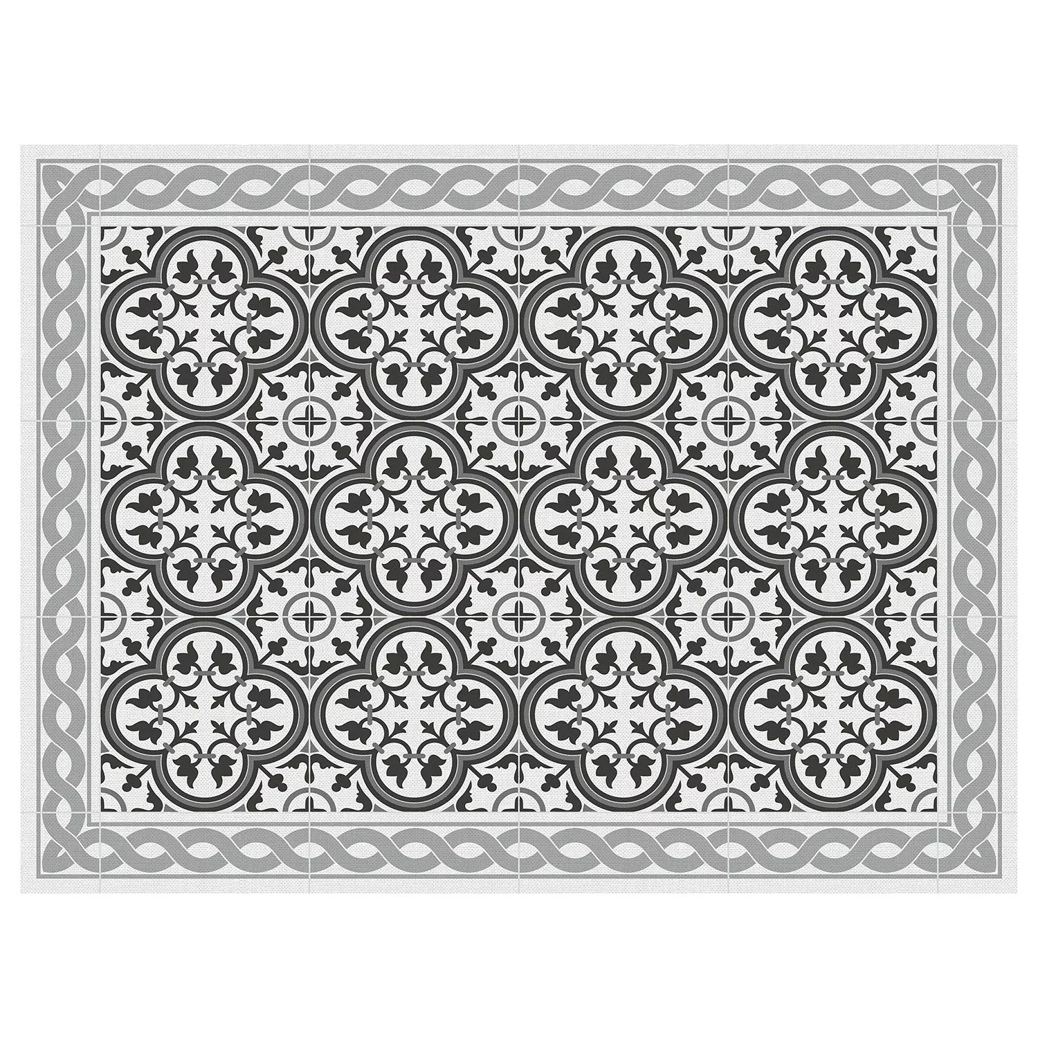 Contento Platzset »Matteo, Tiles, portugese grey«, (Set, 4 St.), für innen günstig online kaufen