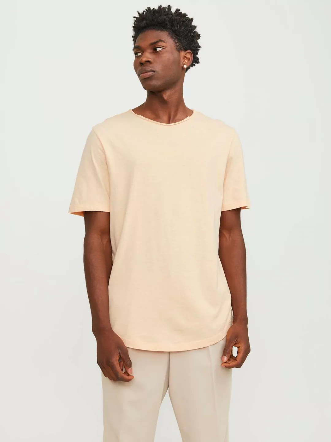 Jack & Jones Rundhalsshirt "JJEBASHER TEE O-NECK SS NOOS", mit Rundhalsauss günstig online kaufen