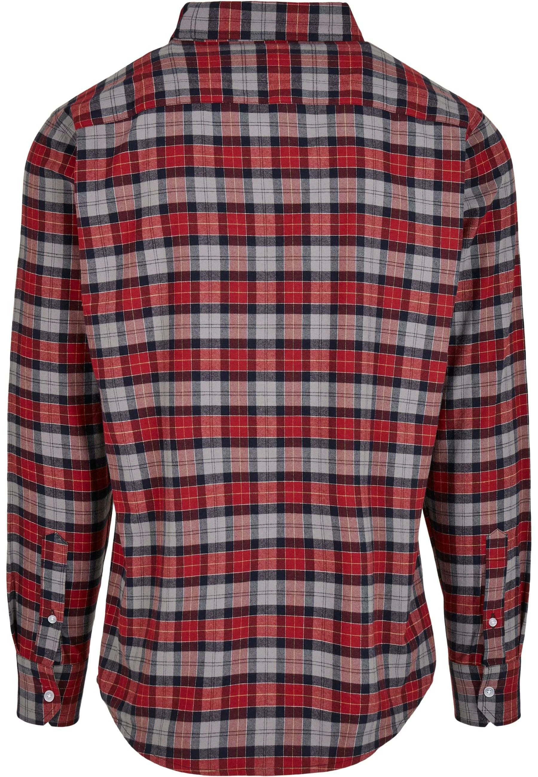 URBAN CLASSICS Langarmhemd "Urban Classics Herren Plaid Cotton Shirt", (1 t günstig online kaufen