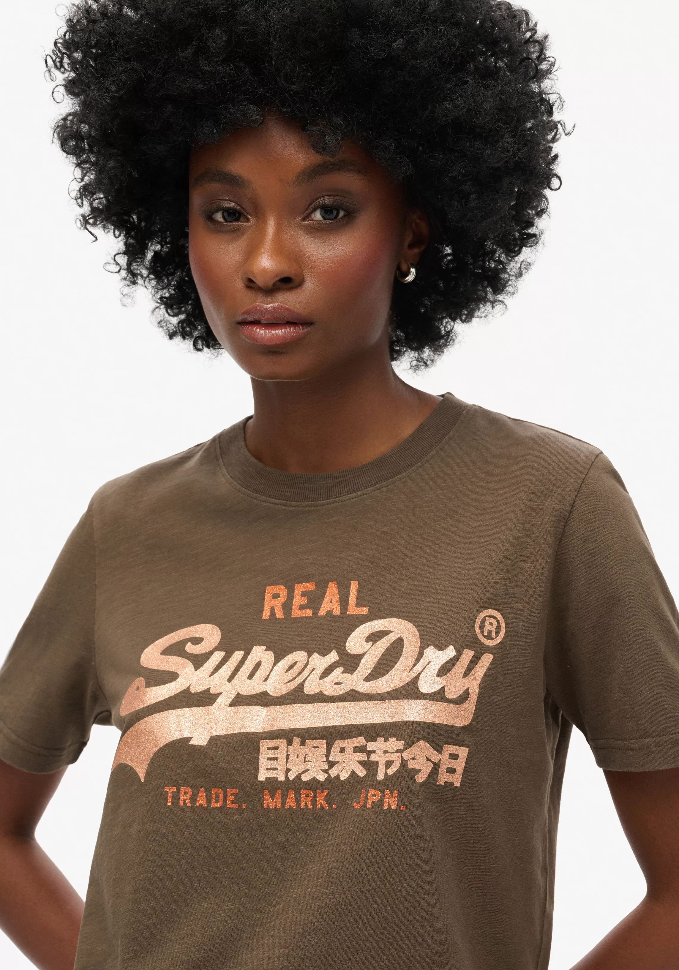 Superdry Print-Shirt EMBELLISHED VL GRAPHIC T SHIRT günstig online kaufen