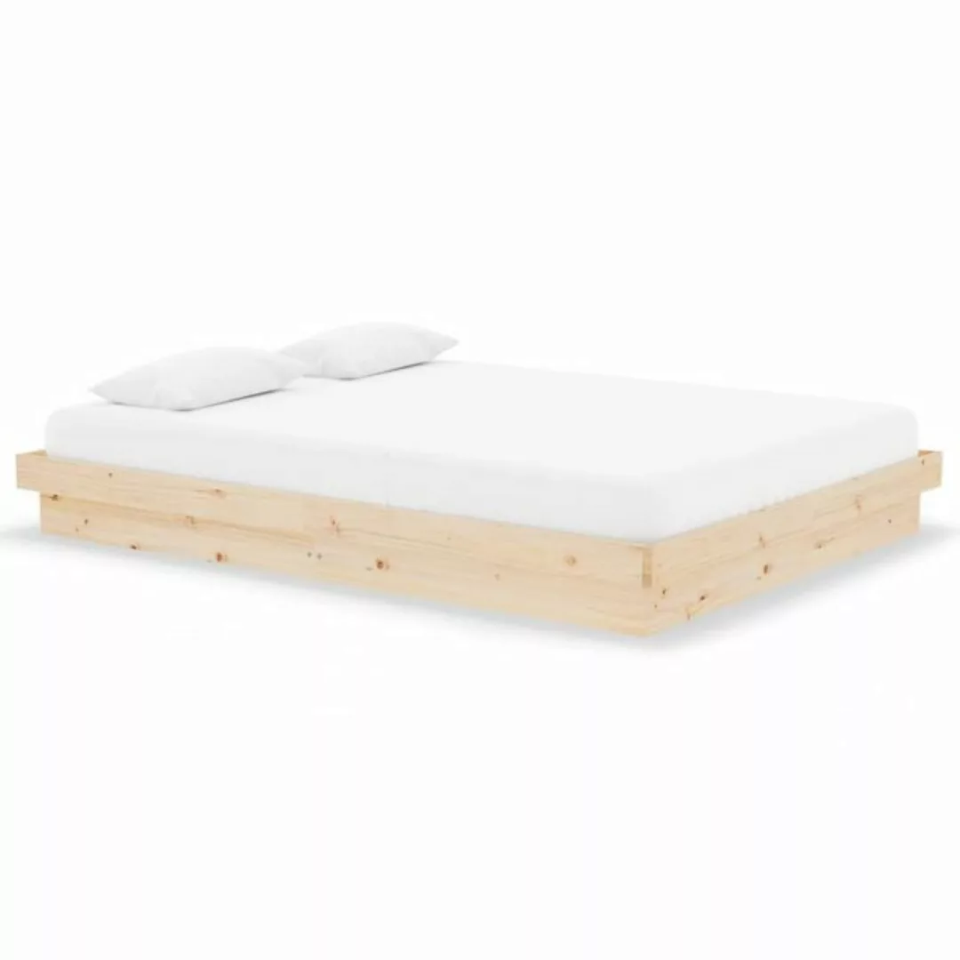 furnicato Bett Massivholzbett 135x190 cm günstig online kaufen