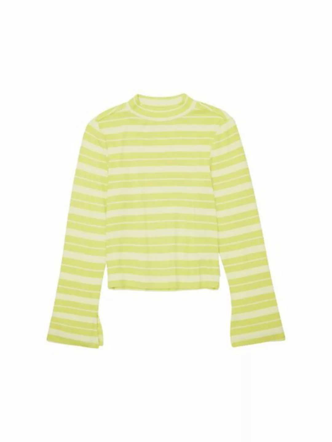 TOM TAILOR T-Shirt Geripptes Crop-Langarmshirt günstig online kaufen
