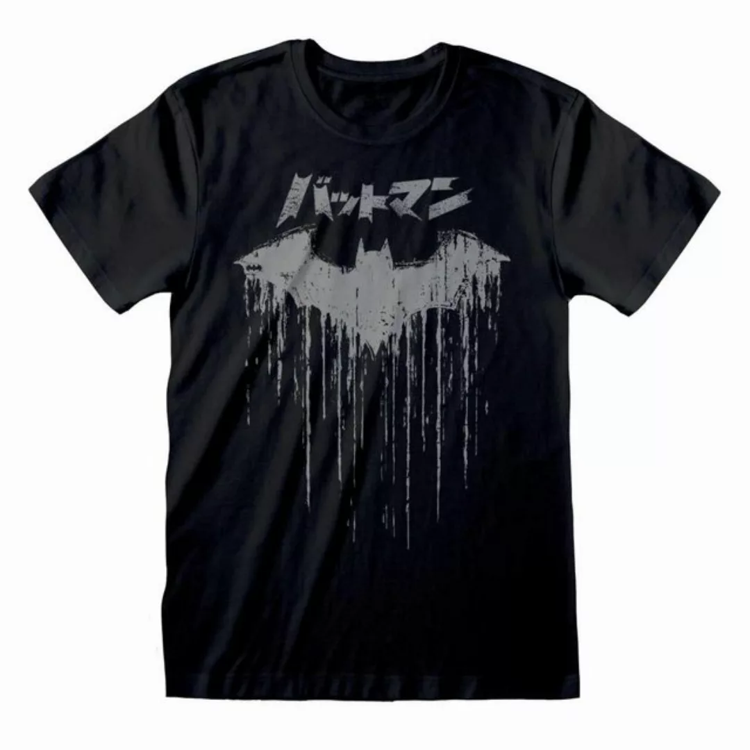 Batman T-Shirt Distressed Japanese Logo günstig online kaufen