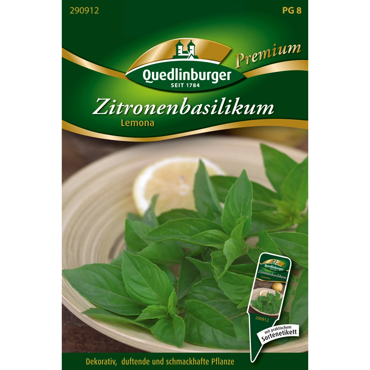 Quedlinburger Zitronen-Basilikum Lemon Loses Saatgut günstig online kaufen