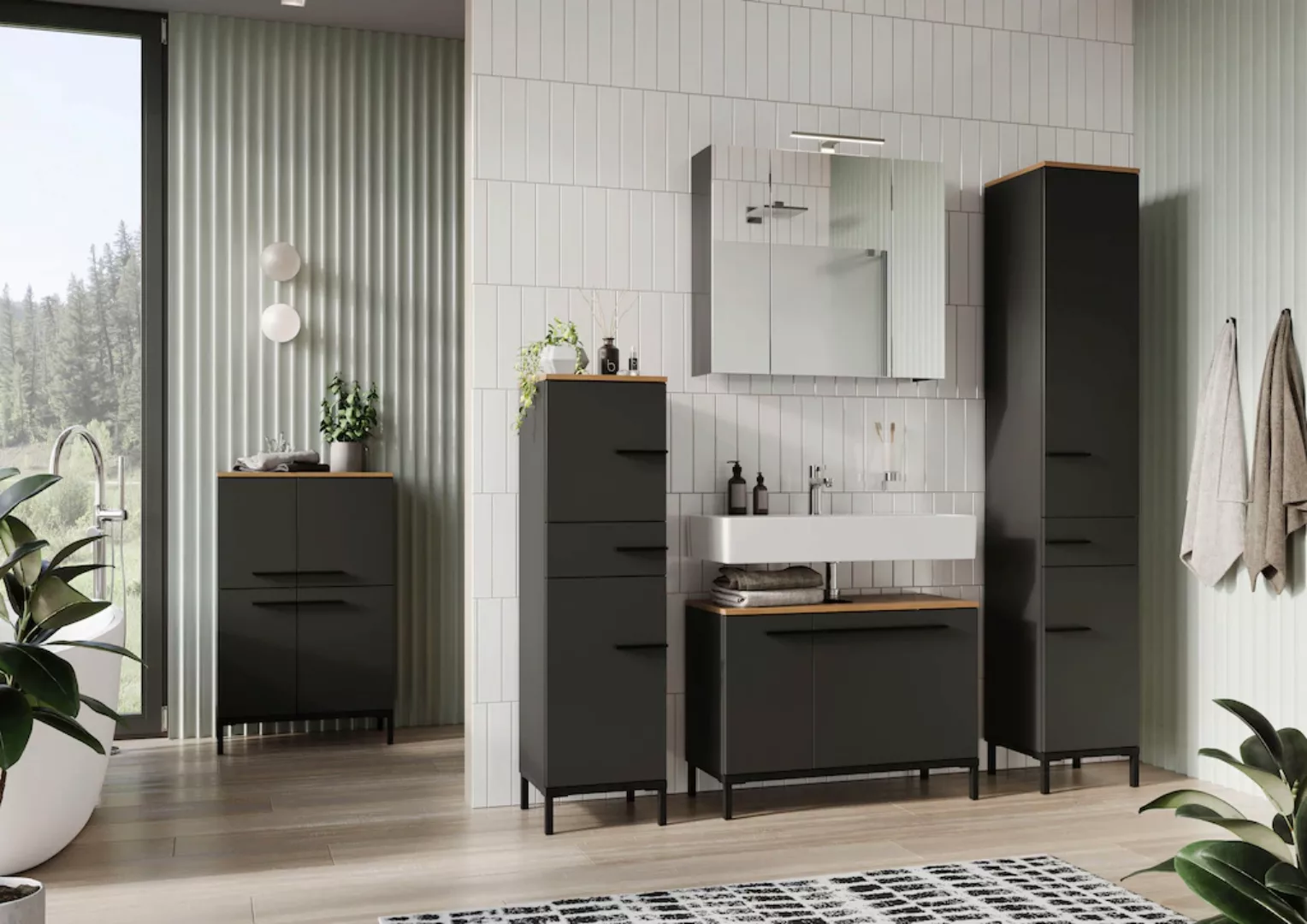 GERMANIA Badezimmerspiegelschrank "Yonkers" günstig online kaufen