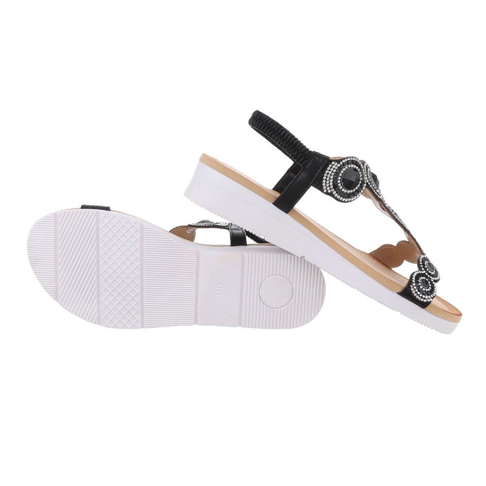 Ital-Design Damen Freizeit Riemchensandalette (86016838) Keilabsatz/Wedge günstig online kaufen