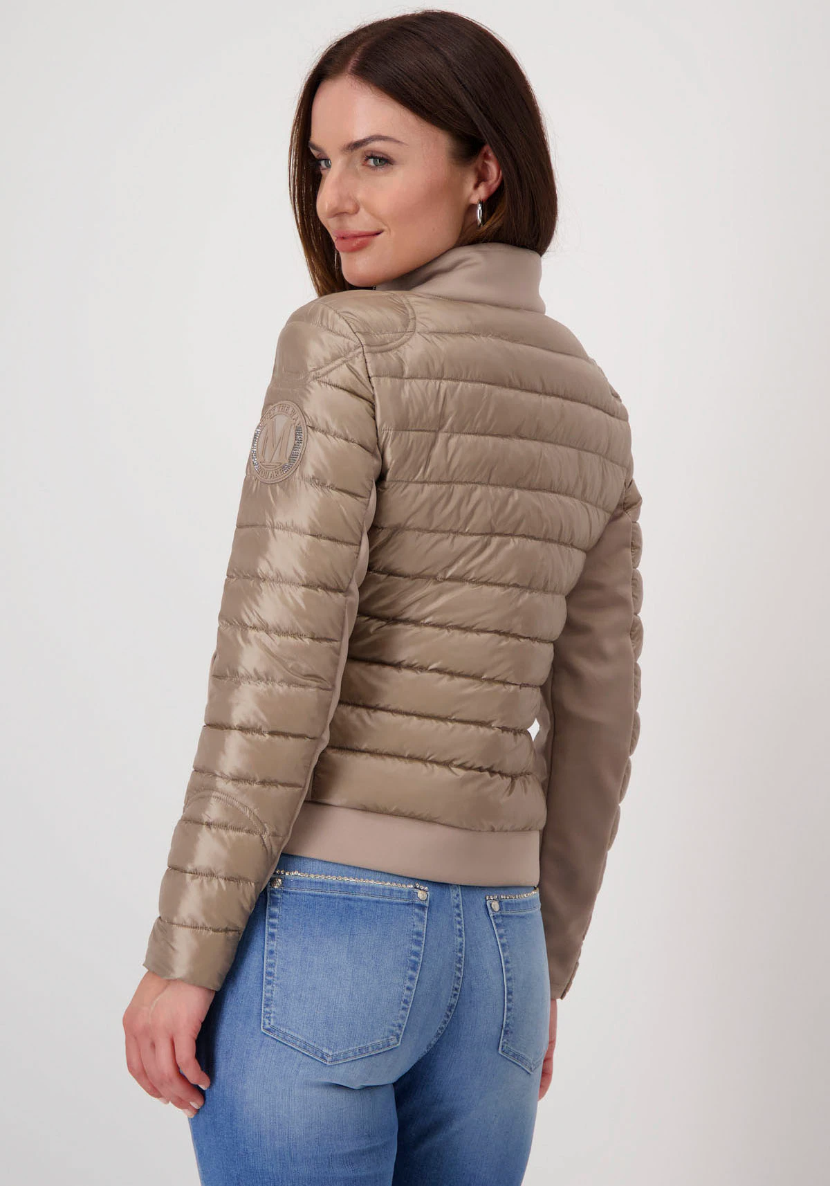 Monari Steppjacke im Materialmix günstig online kaufen