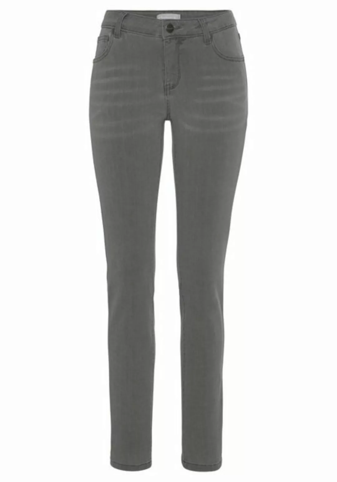 Tamaris Skinny-fit-Jeans schmale Beinform, normale Leibhöhe, 5-Pocket-Form, günstig online kaufen