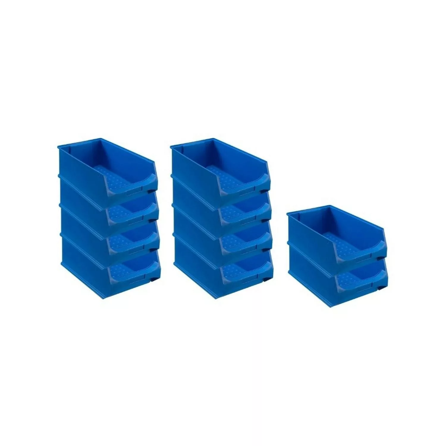 PROREGAL SparSet 10x Blaue Sichtlagerbox 5,0 HxBxT 20 x 30 x 50 cm 21,8 Lit günstig online kaufen