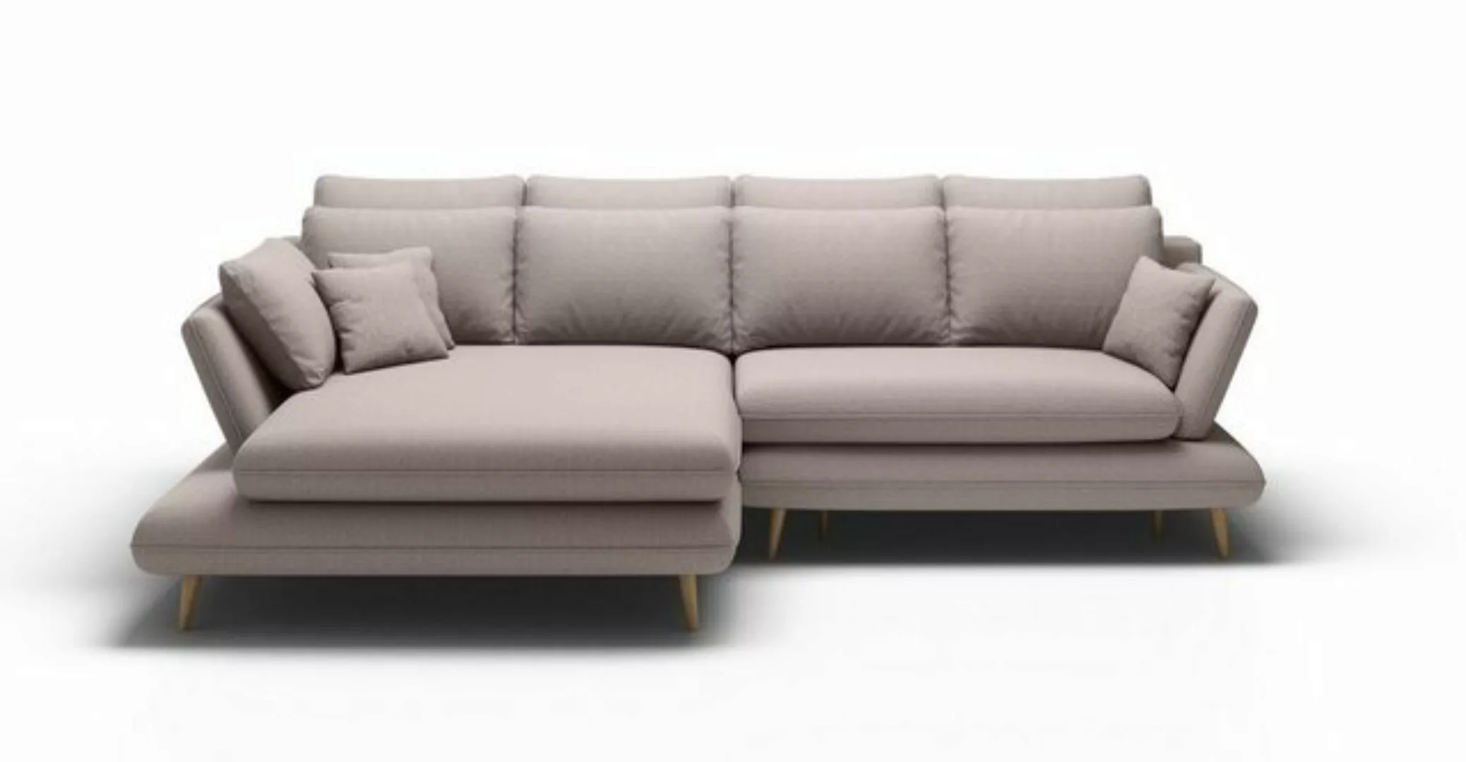 JVmoebel Ecksofa Stoff L-Form Couch Wohnlandschaft Ecksofa Sofa Modern Desi günstig online kaufen