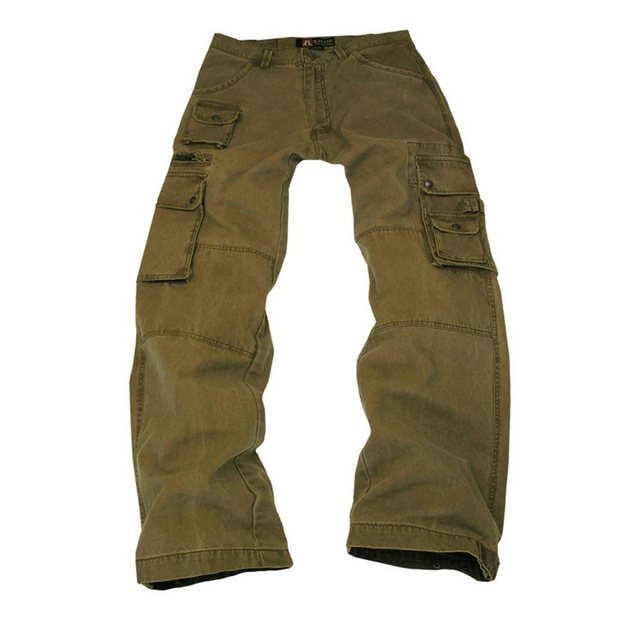 Outbacker Cargohose Herren Outdoor-Hose Freizeit Cargo-Hose mit Reißverschl günstig online kaufen