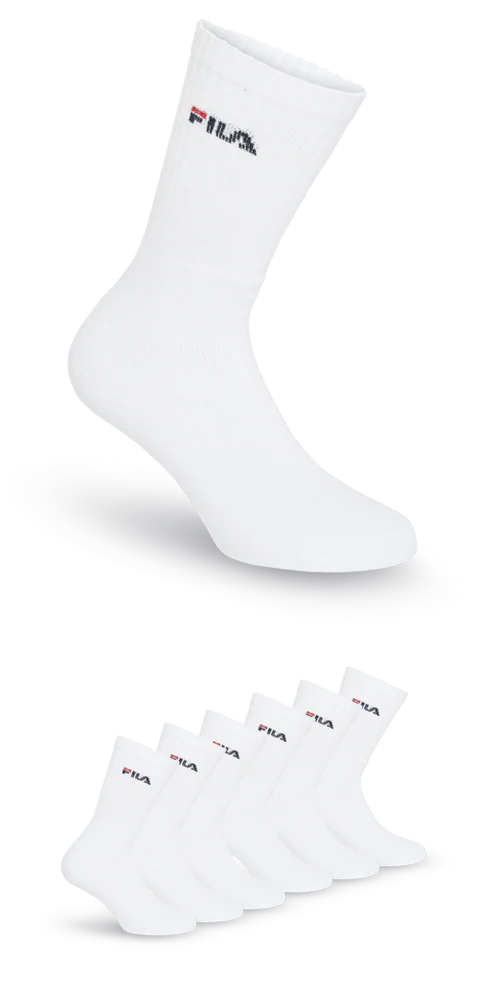 Fila Sportsocken "UNISEX CREW TENNIS FULL TERRY SOCKS", (6 Paar), mit einge günstig online kaufen
