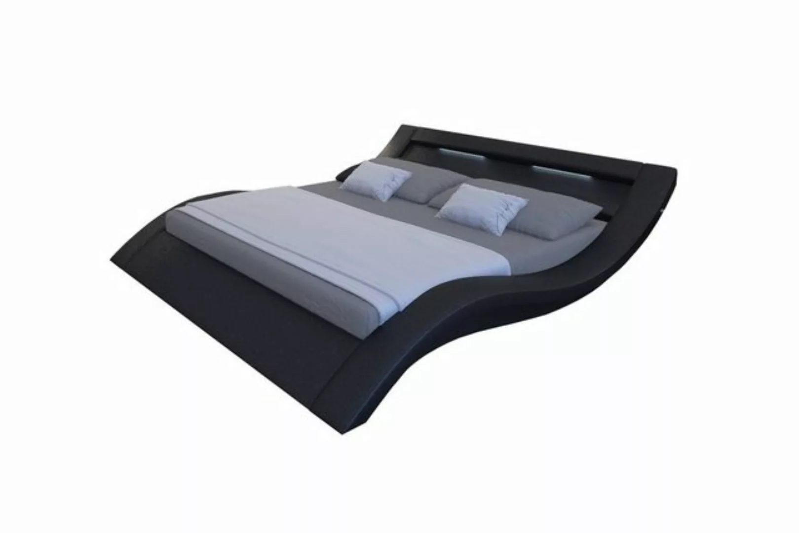 GMD Living Bett ZORY (1-tlg), Polsterbett mit LED, Liegefläche: 180 x 200 c günstig online kaufen