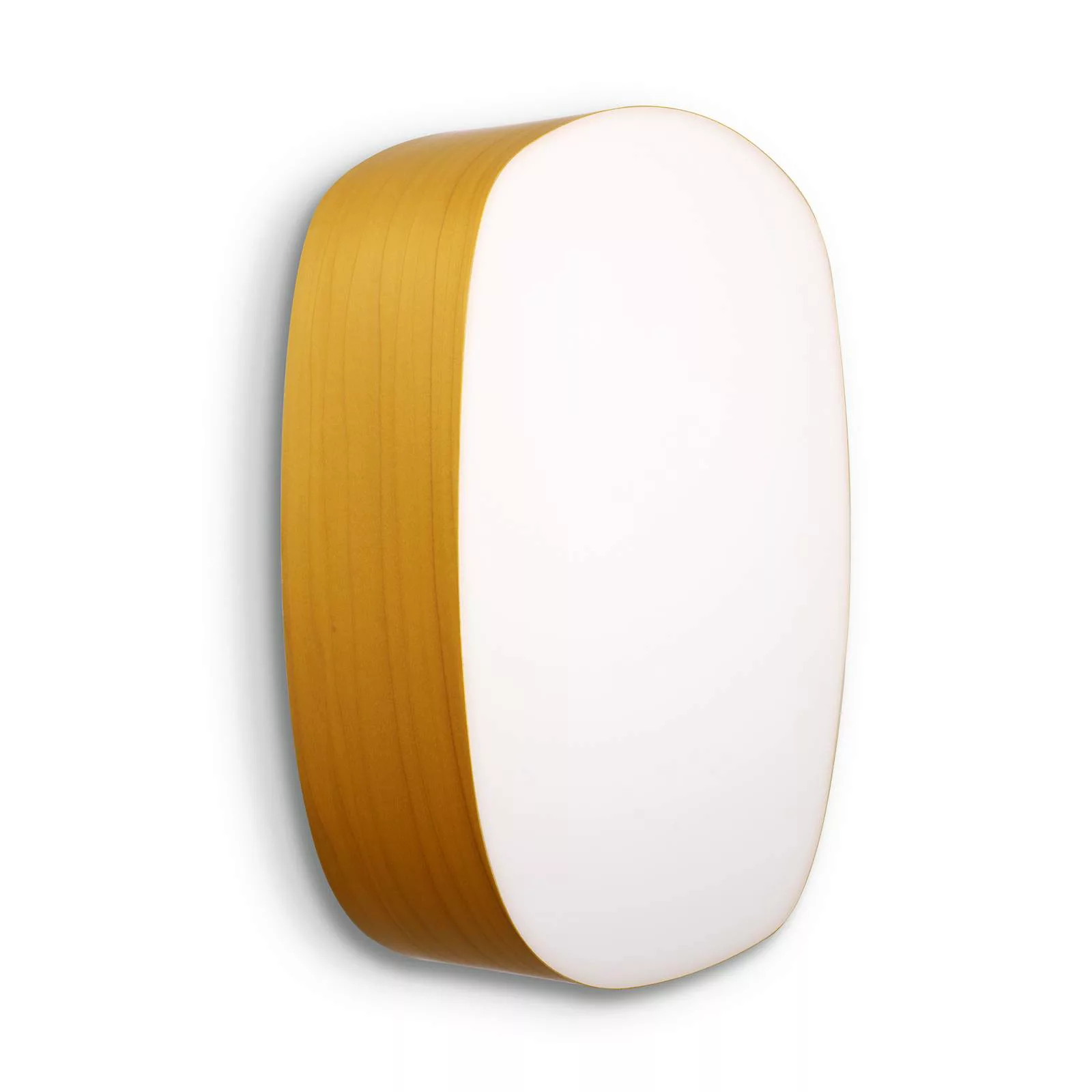 LZF Guijarro Medium LED-Wandleuchte, gelb günstig online kaufen