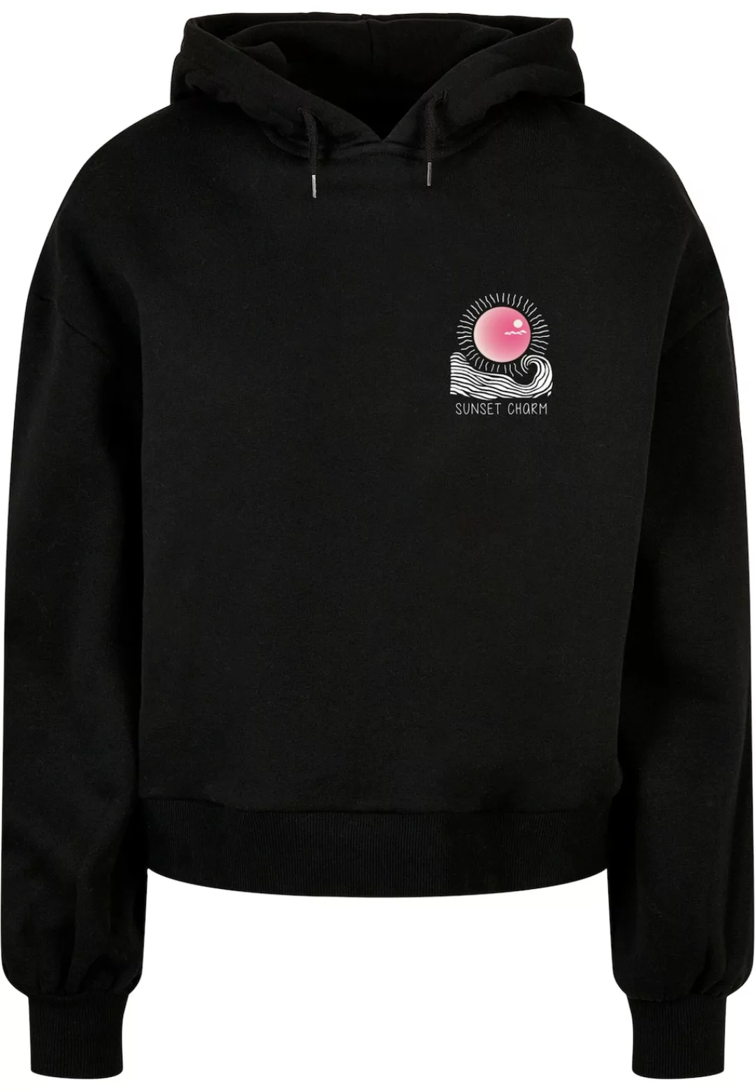 Merchcode Kapuzenpullover "Merchcode Ladies Sunset Charm Oversized Hoody", günstig online kaufen