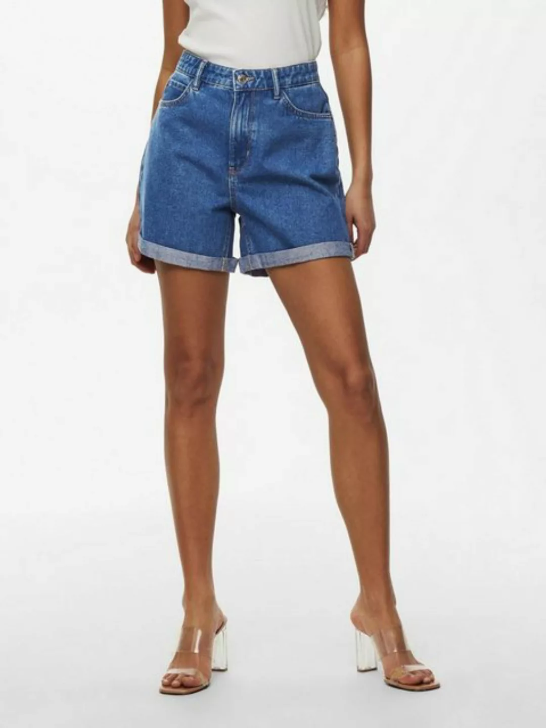 Only Damen Jeans Short ONLVEGA LIFE HW MOM günstig online kaufen