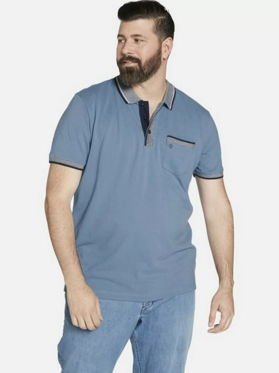 Charles Colby Poloshirt EARL COLGA mit Brusttasche günstig online kaufen