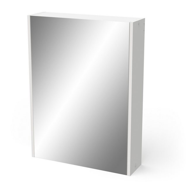 Demeyere GROUP Badezimmerspiegelschrank in Matt weiß - 57,3x76,9x16,2cm (Bx günstig online kaufen