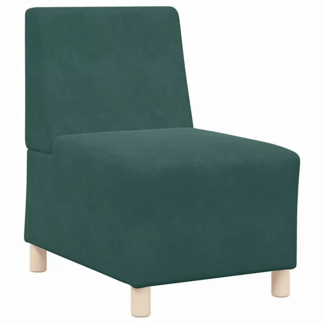 vidaXL Sofa Sessel Dunkelgrün 55 cm Samt günstig online kaufen