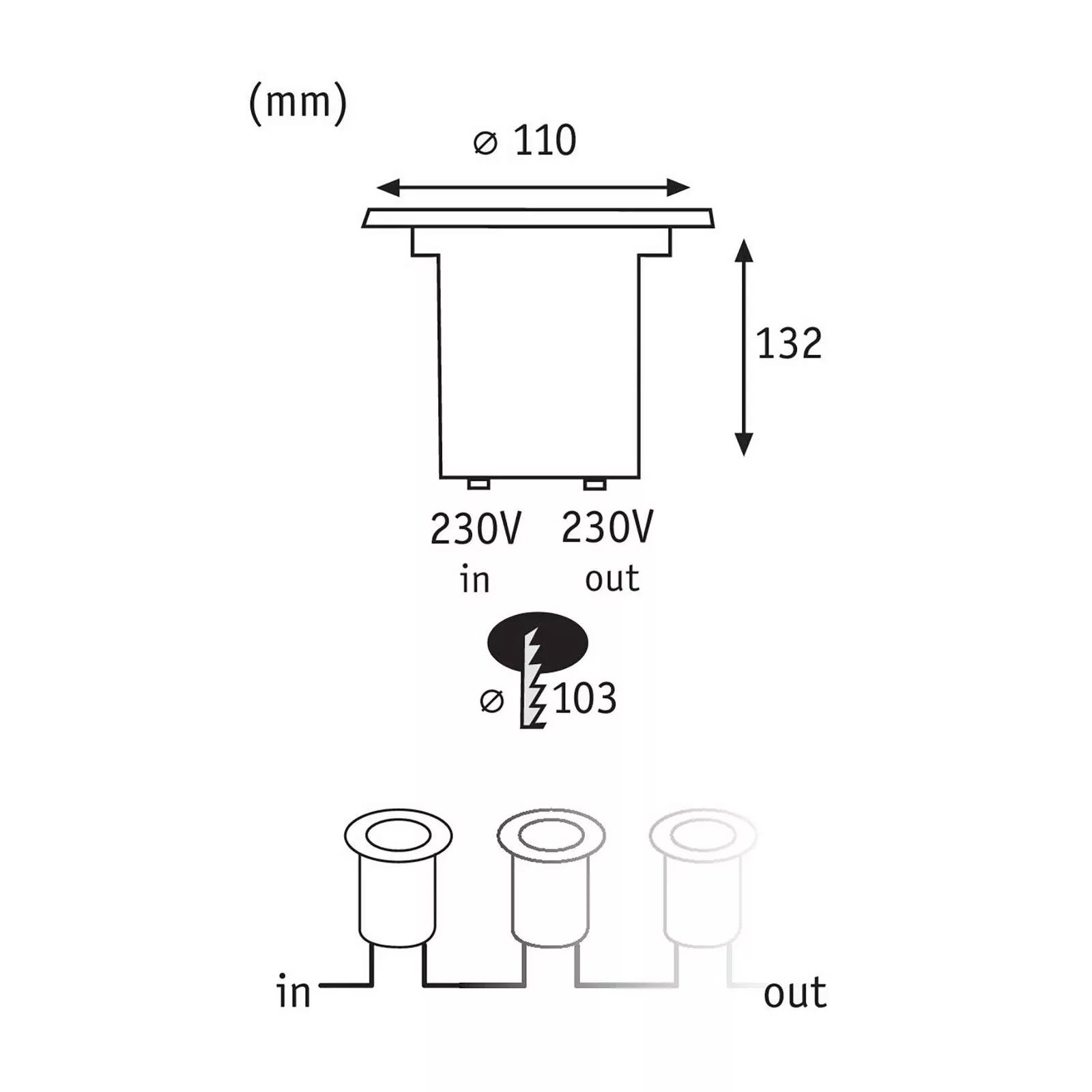 Paulmann Special Line LED-Bodeneinbauleuchte Ø11cm günstig online kaufen