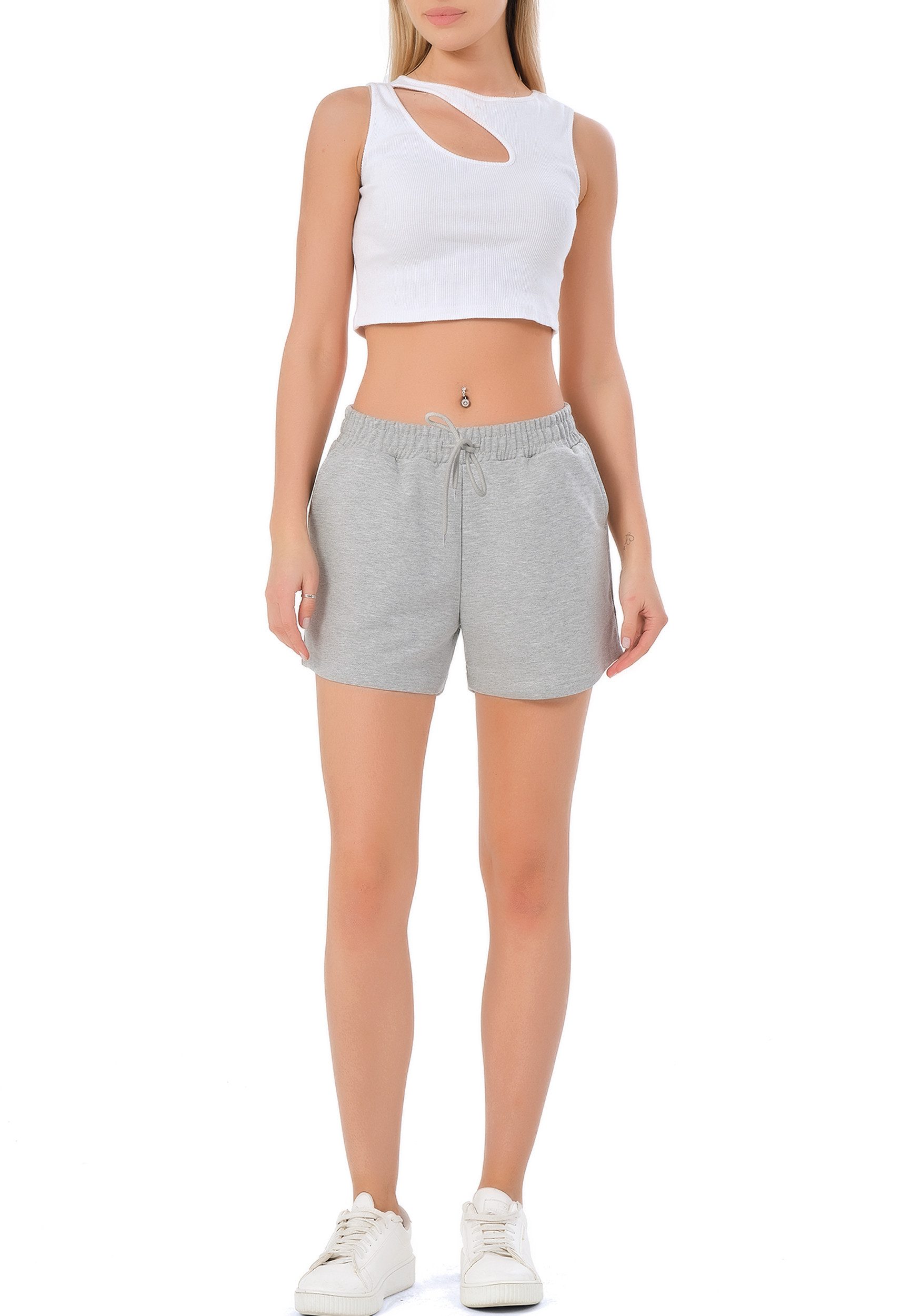 R-CAMP Sweatshorts Kurze Hose Damen Somen günstig online kaufen