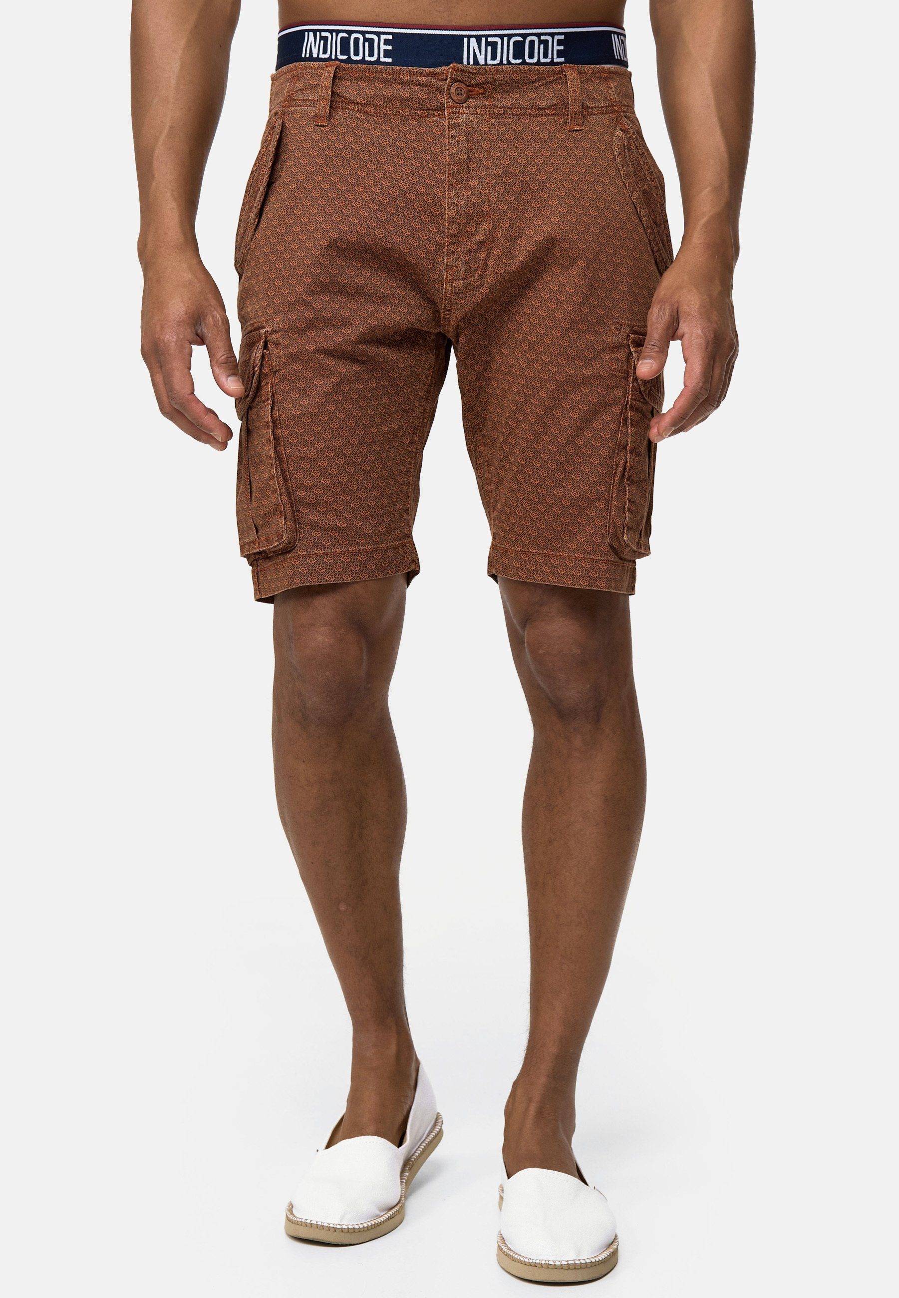 Indicode Cargoshorts Arbor aus elastischer Baumwoll-Qualität günstig online kaufen