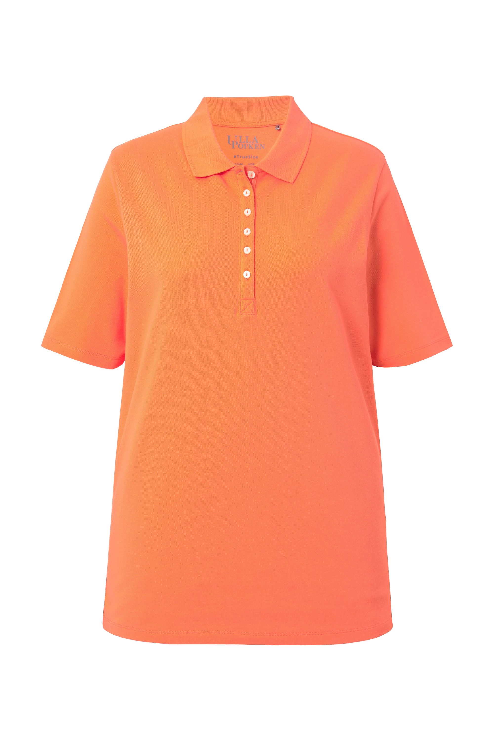 Ulla Popken T-Shirt Poloshirt Piqué Polokragen günstig online kaufen