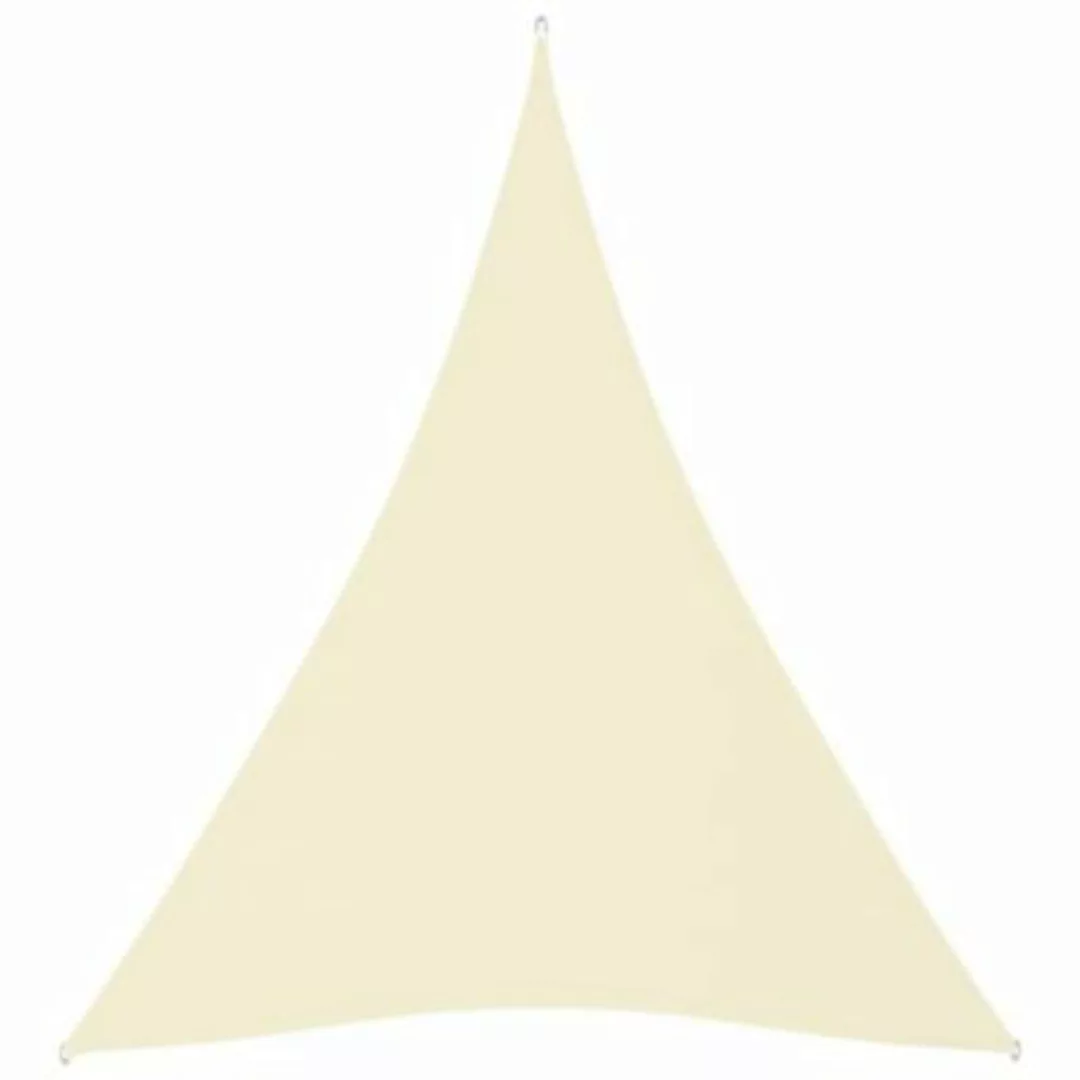 Sonnensegel Oxford-gewebe Dreieckig 5x7x7 M Creme günstig online kaufen