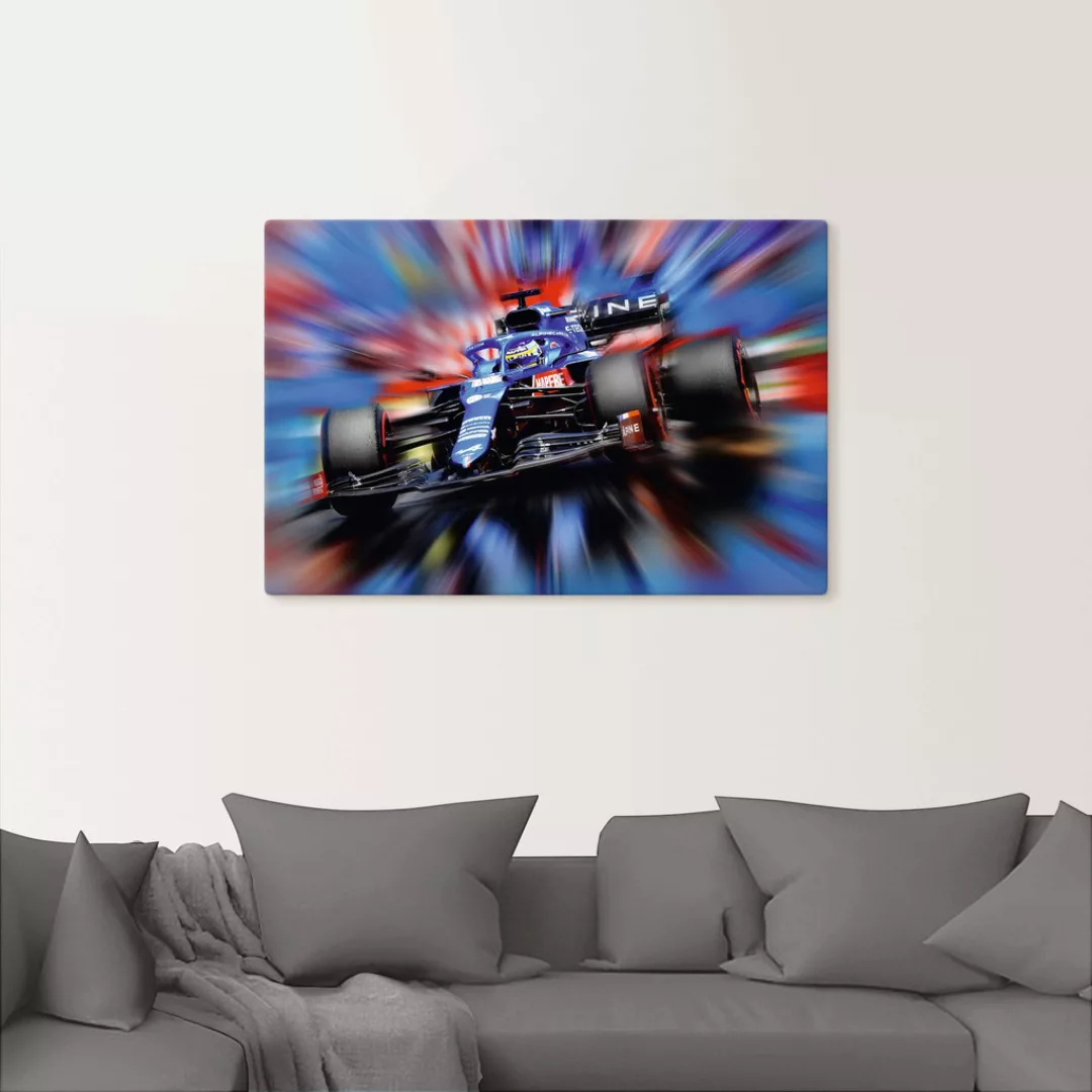 Artland Wandbild "Fernando Alonso - Spanien", Auto, (1 St.), als Leinwandbi günstig online kaufen