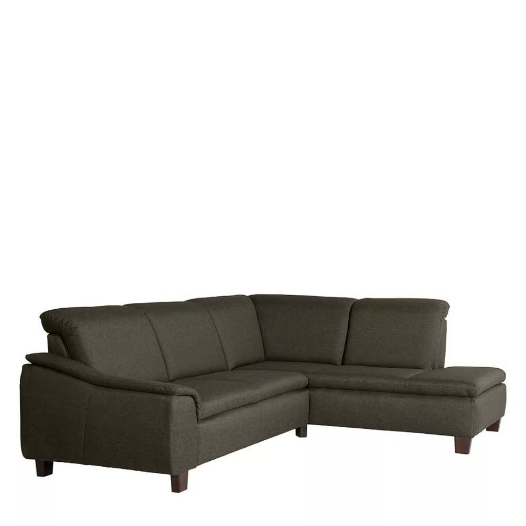 Ecksofa in Braun Made in Germany günstig online kaufen