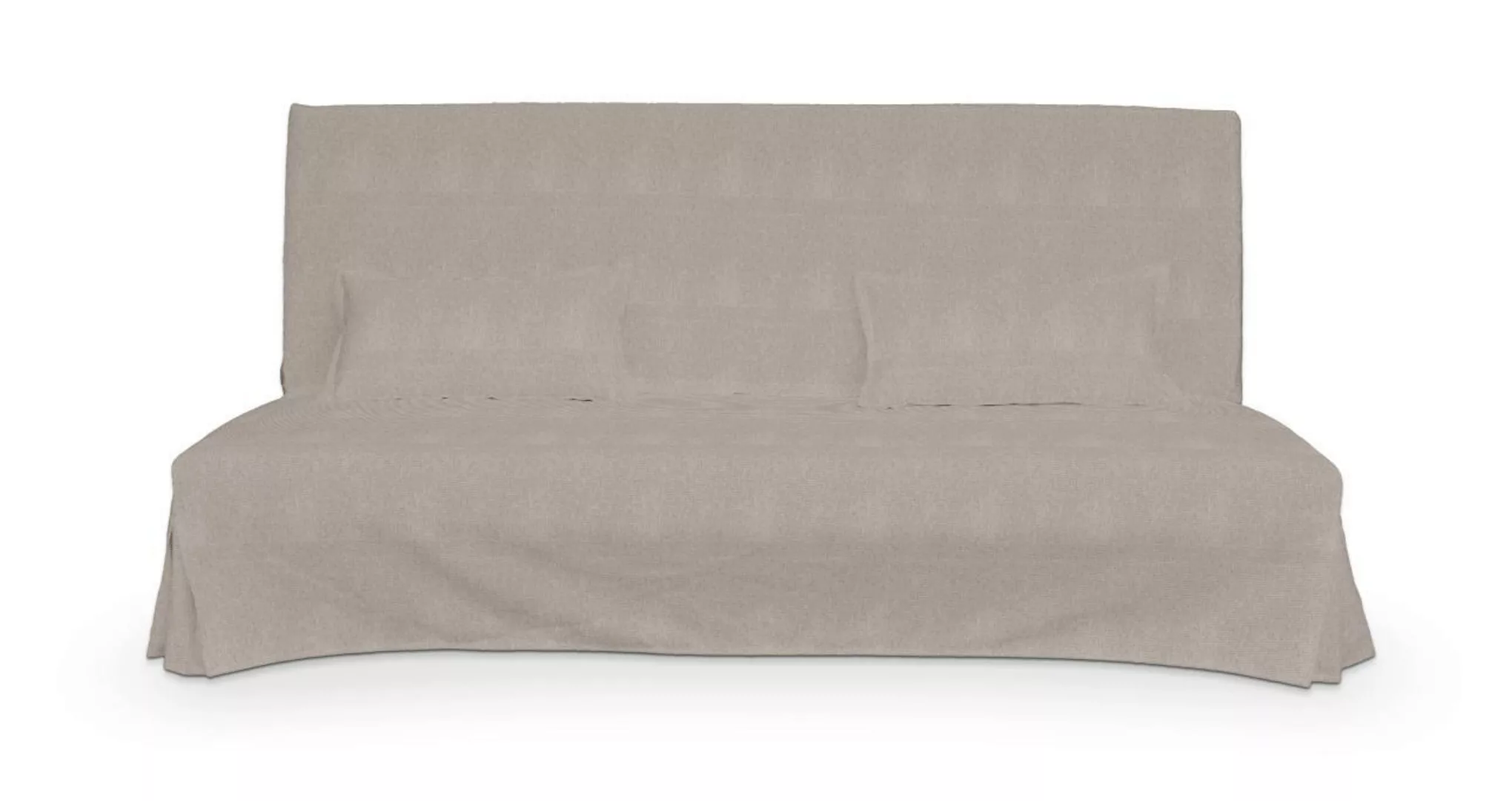 Bezug für Beddinge Sofa, lang mit zwei Kissenhüllen, beige-grau, Bezug für günstig online kaufen