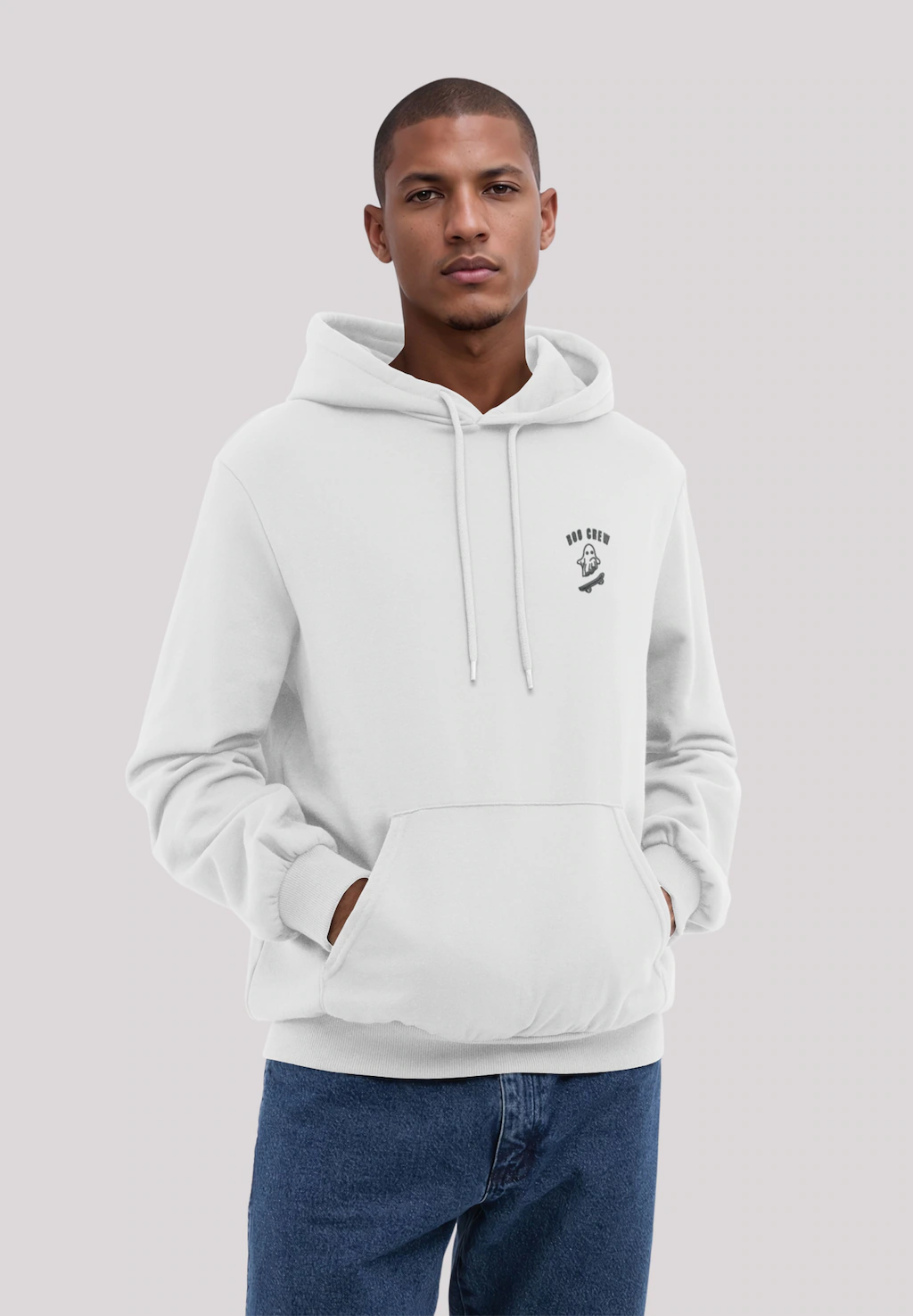 F4NT4STIC Kapuzenpullover "Halloween Boo Crew Ghost Bestickt", Premium Qual günstig online kaufen