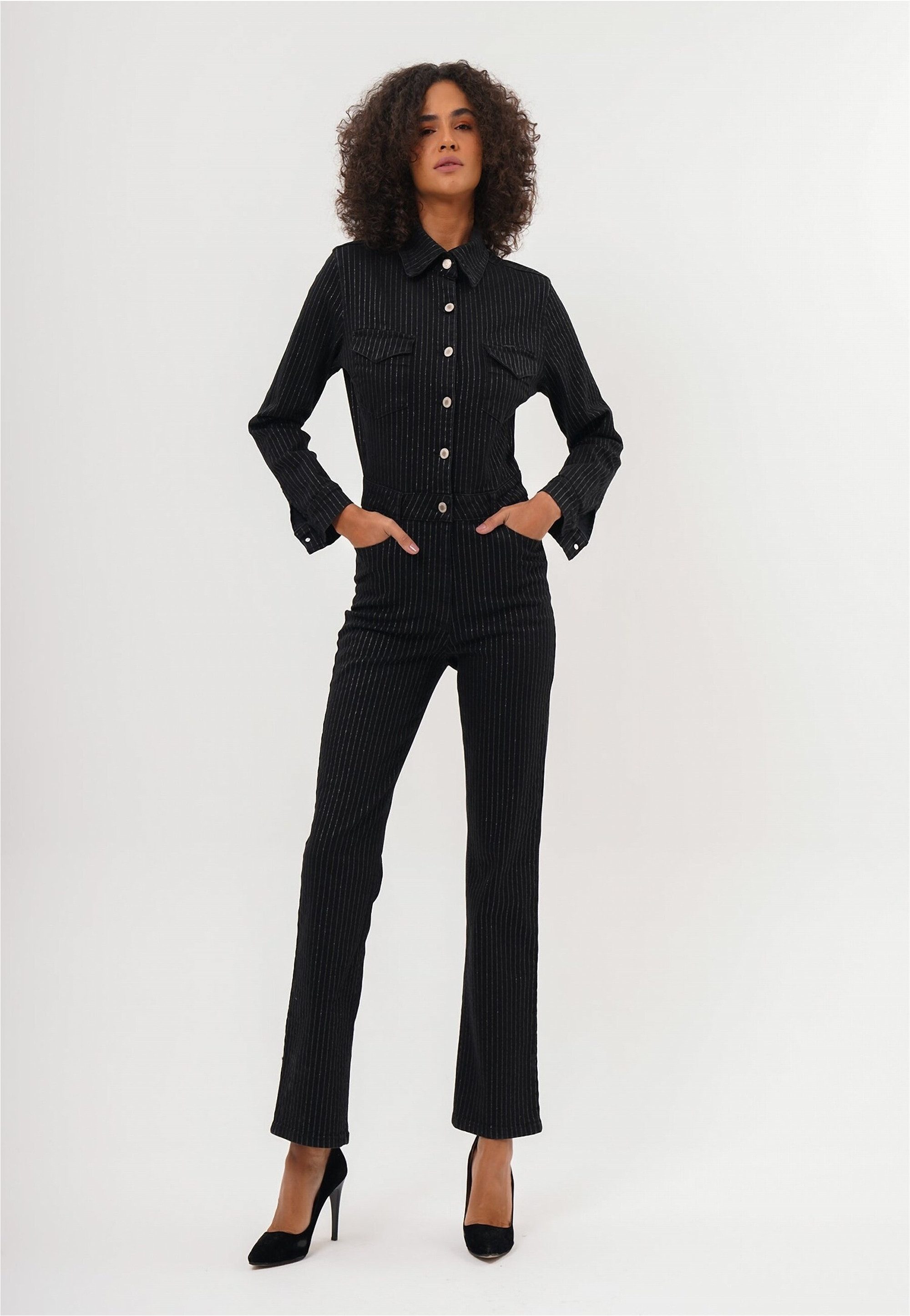 freshlions Jumpsuit "Danika", (1 tlg.), im angesagten Jeans-Stil günstig online kaufen