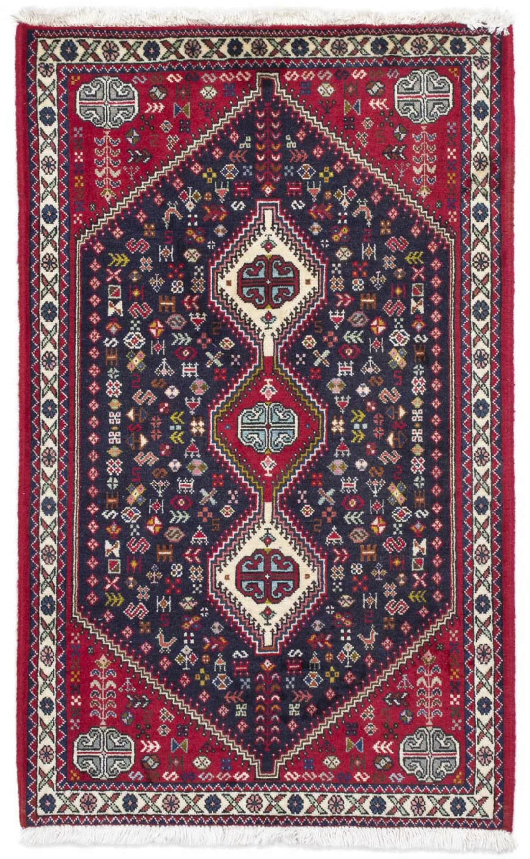 morgenland Wollteppich »Abadeh Medaillon 116 x 72 cm«, rechteckig, Handgekn günstig online kaufen
