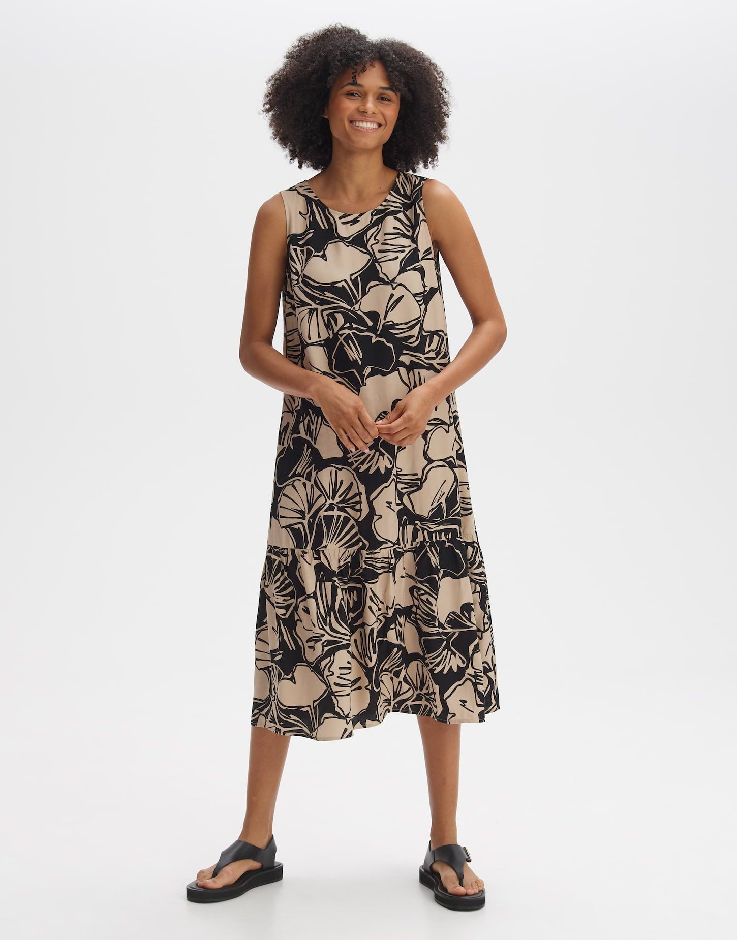 Opus  Kurze Kleider Midikleid für Damen in unifarben günstig online kaufen