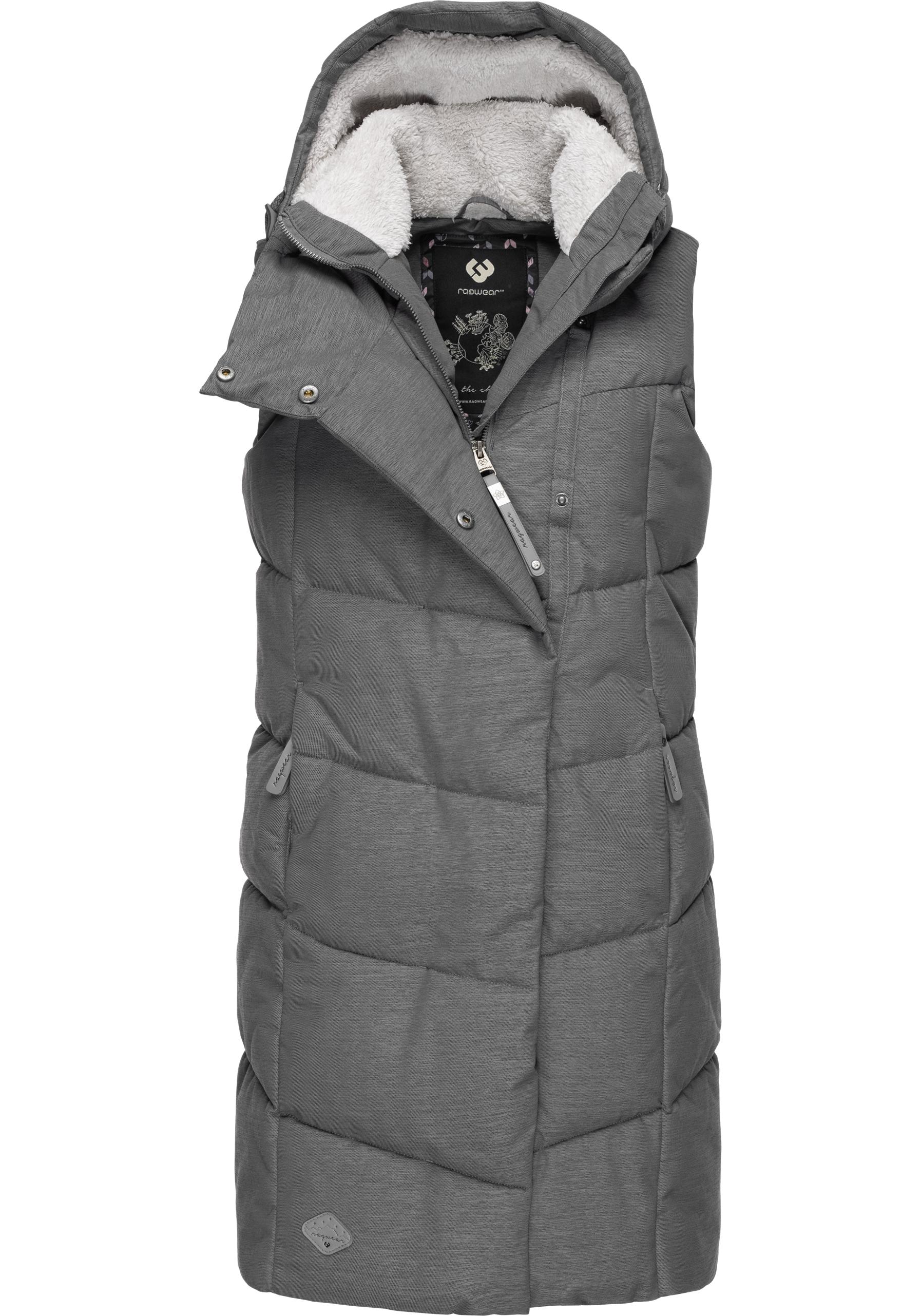 Ragwear Steppweste "Pavla Vest", stylische Winterweste mit Teddyfutter und günstig online kaufen