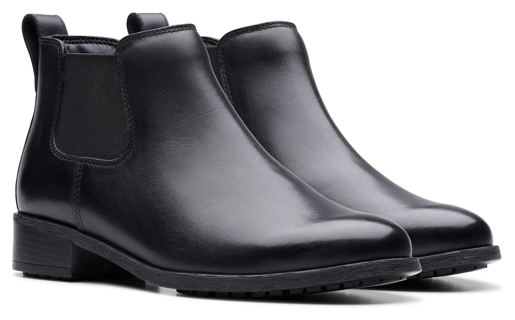 Clarks Chelseaboots "Havisham Top", Stiefelette mit Wechselfußbett günstig online kaufen