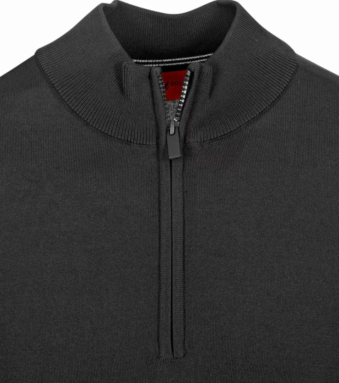 Suitable Half Zip Pullover Rafe Schwarz - Größe L günstig online kaufen