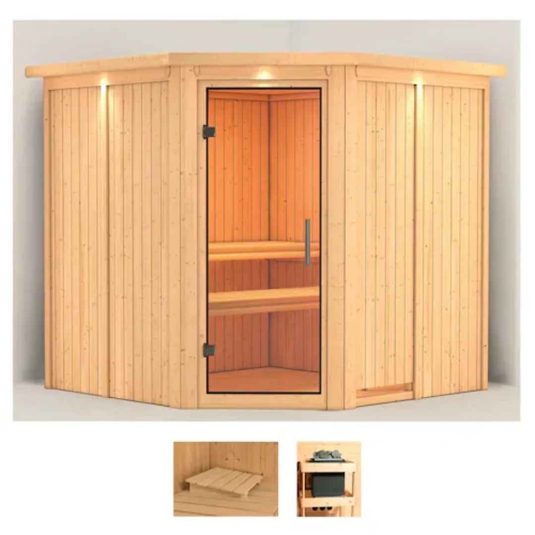 Karibu Sauna »Jarla«, (Set), ohne Ofen günstig online kaufen