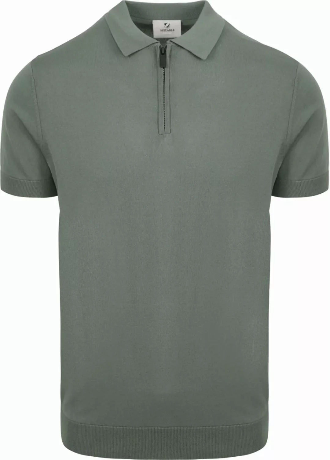 Suitable Cool Dry Knit Poloshirt Grün - Größe XL günstig online kaufen